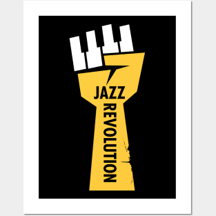 Jazz Revolution Posters and Art